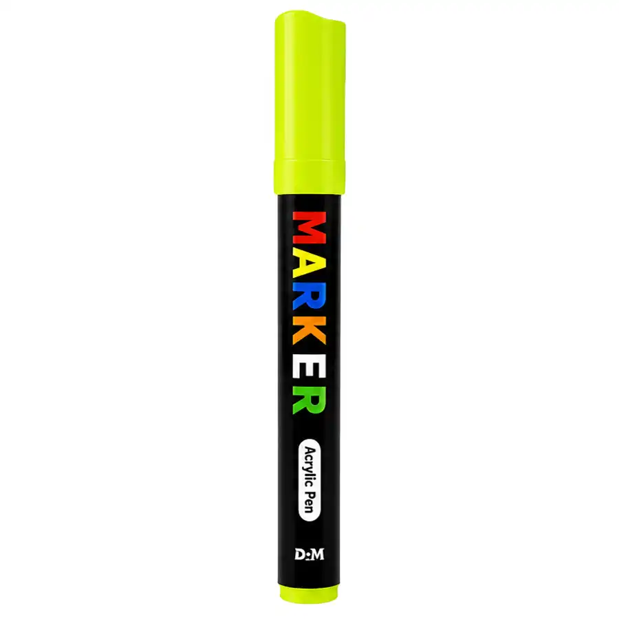 M&G Acrylic Marker, Model 12376, Fluorescent Green