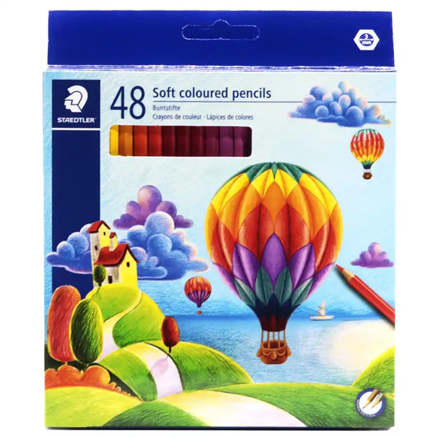 48 color Stadler Soft model colored pencils