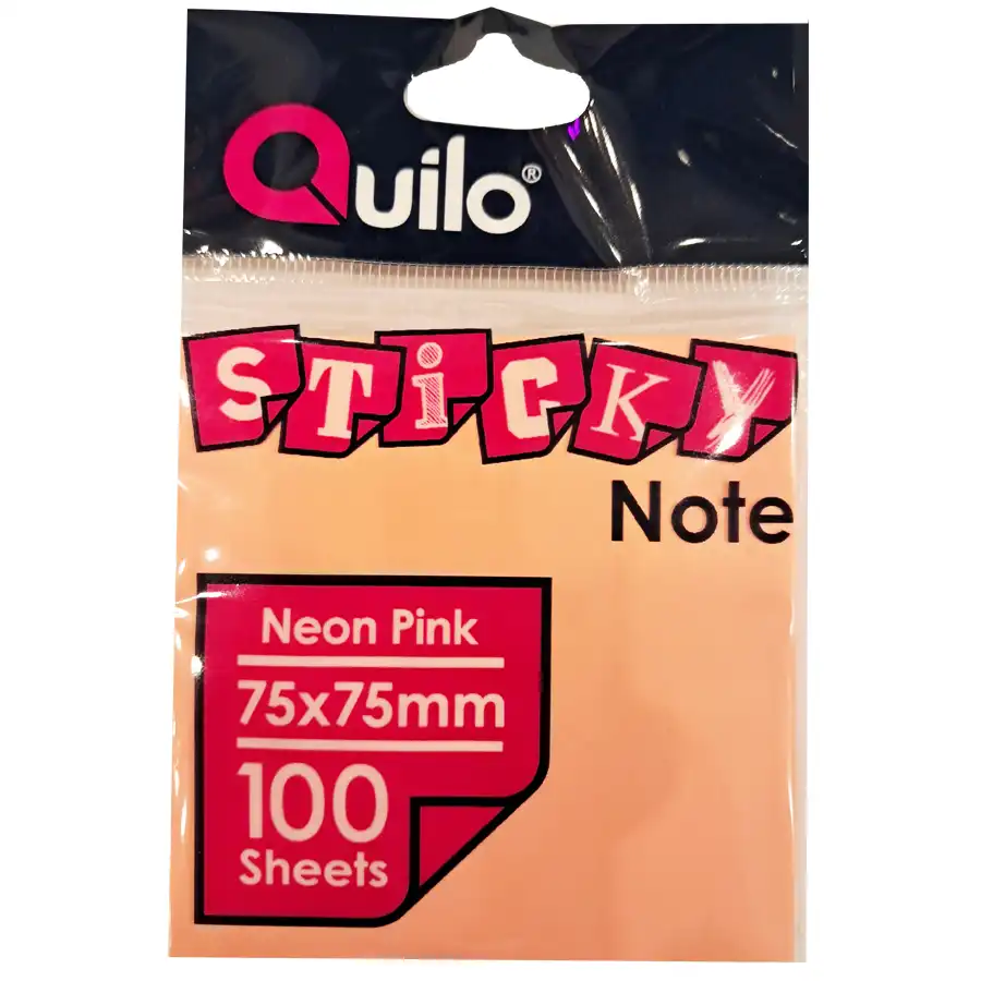Post-it note paper Quillo pink color