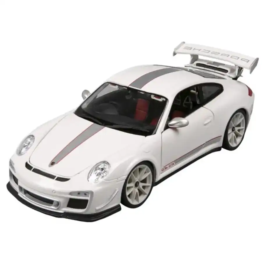 White Porsche metal car