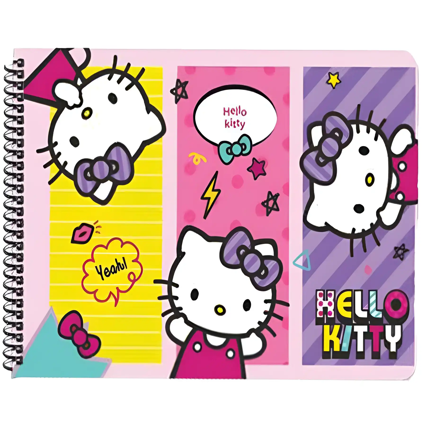 Longo 100-sheet wire drawing notebook