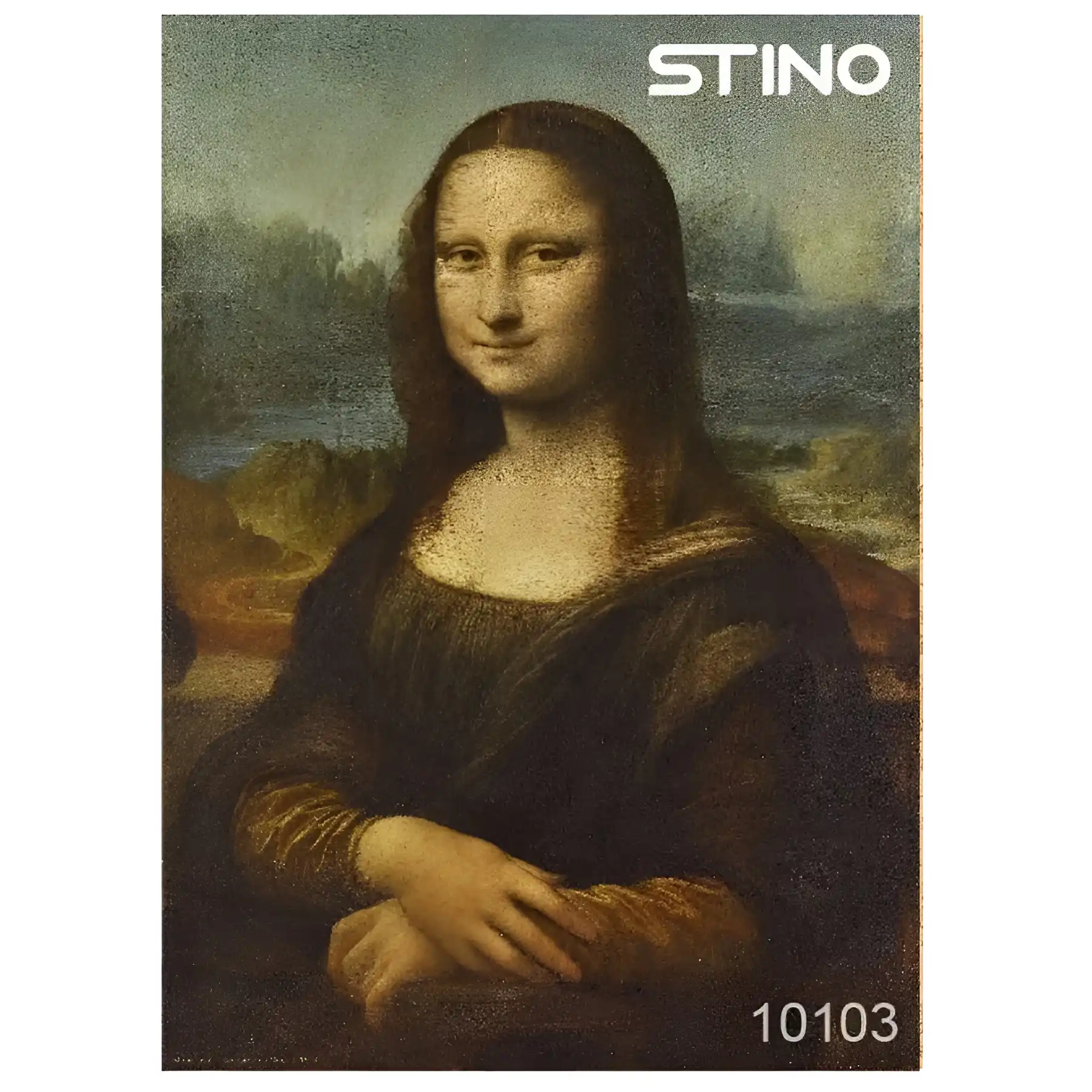 2000-piece glass puzzle, Stino, Da Vinci design, 10103