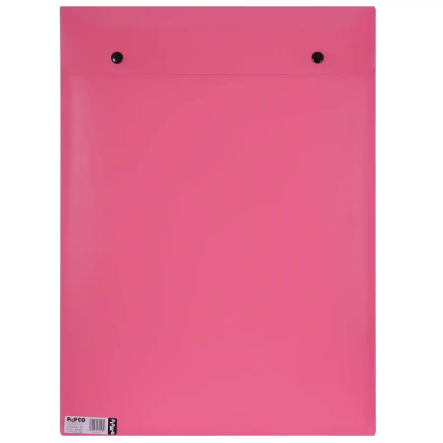 Papco button folder model A3-124 pink