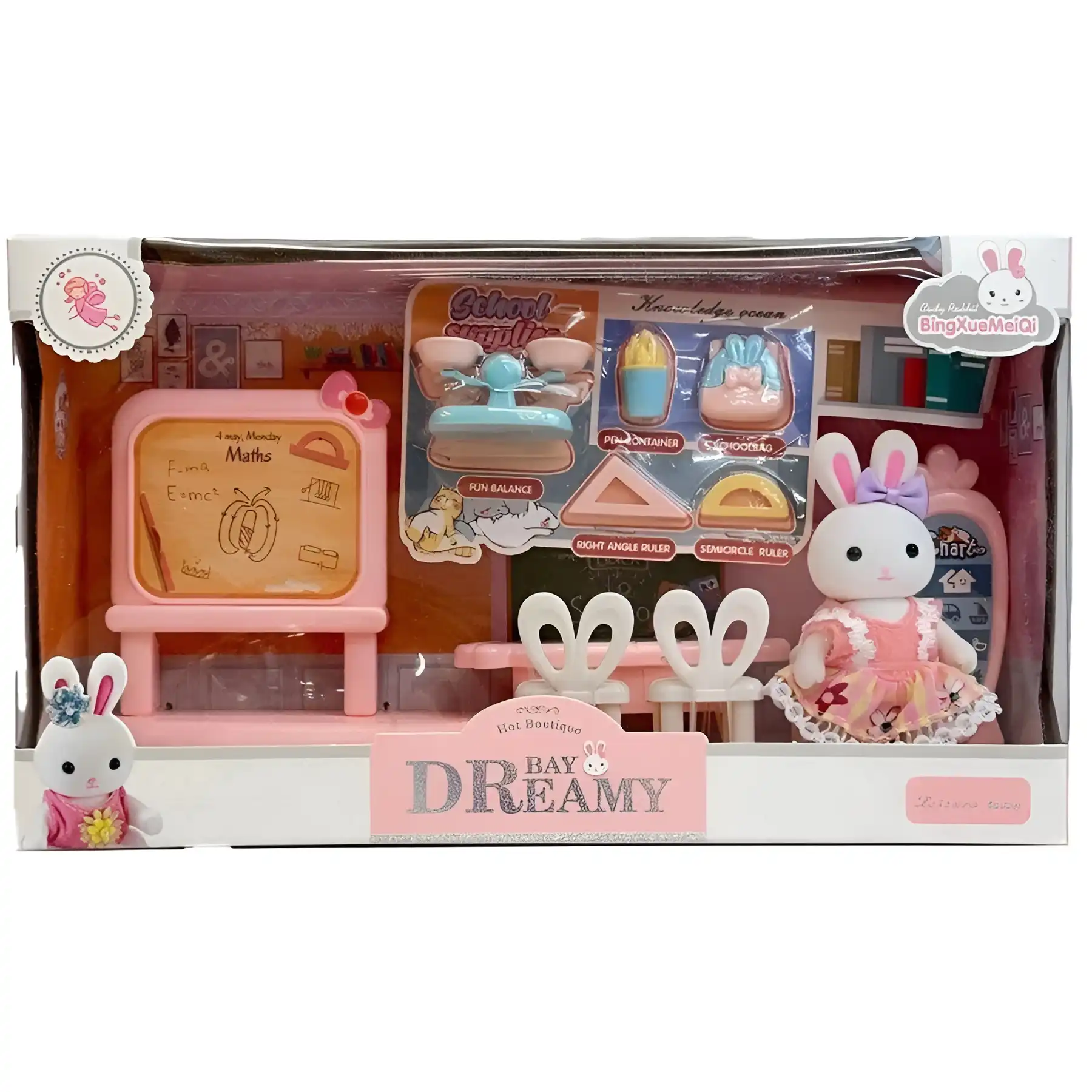 Little rabbit toy with accessories model 6670