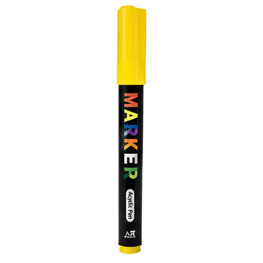 M&G acrylic marker, model 12376, phosphor yellow ...