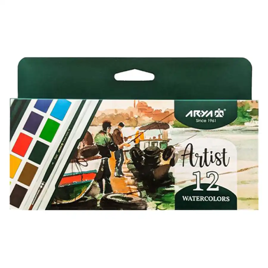 Watercolor 12 colors Artist Aria model 5601