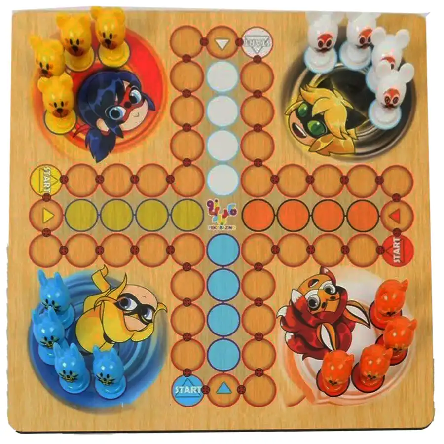 Fantasy wooden board game Manch and Marupole