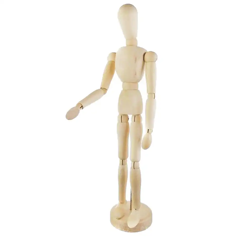 Wooden puppet figure 30 cm Pars Art