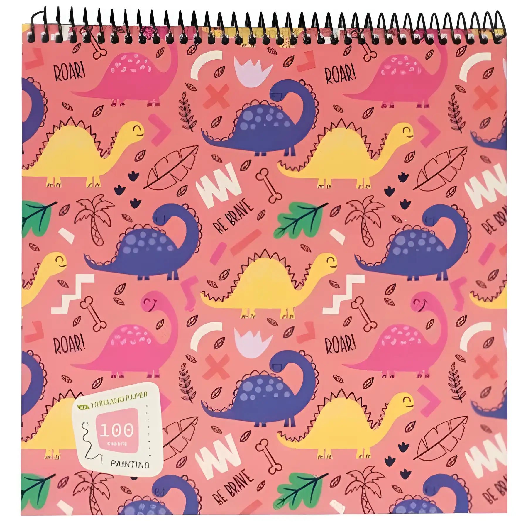 Hirmand 100-sheet wire drawing notebook