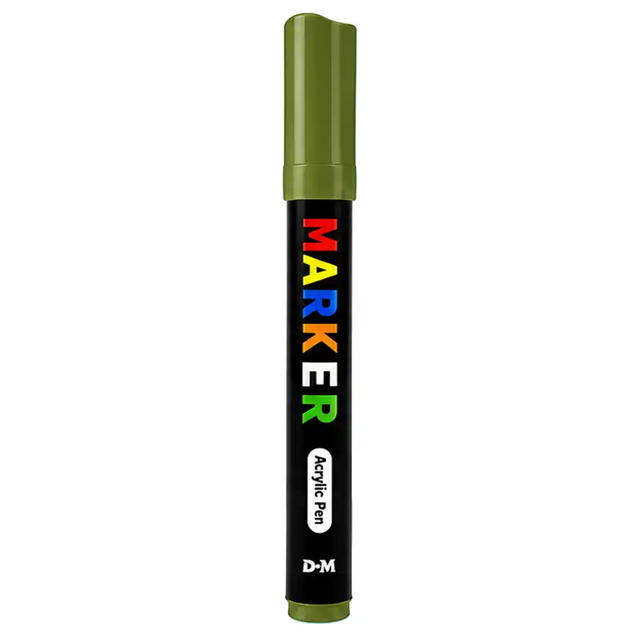 M&G acrylic marker, model 12376, blue-green color