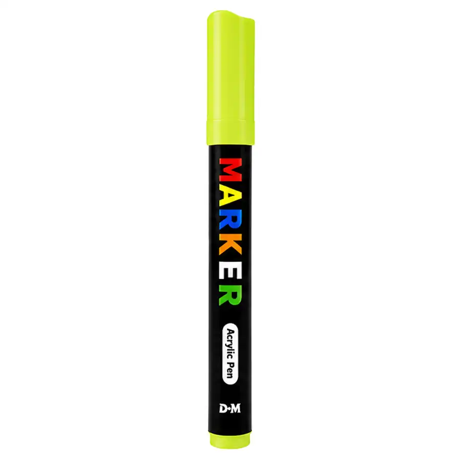 M&G acrylic marker, model 12376, lemon color