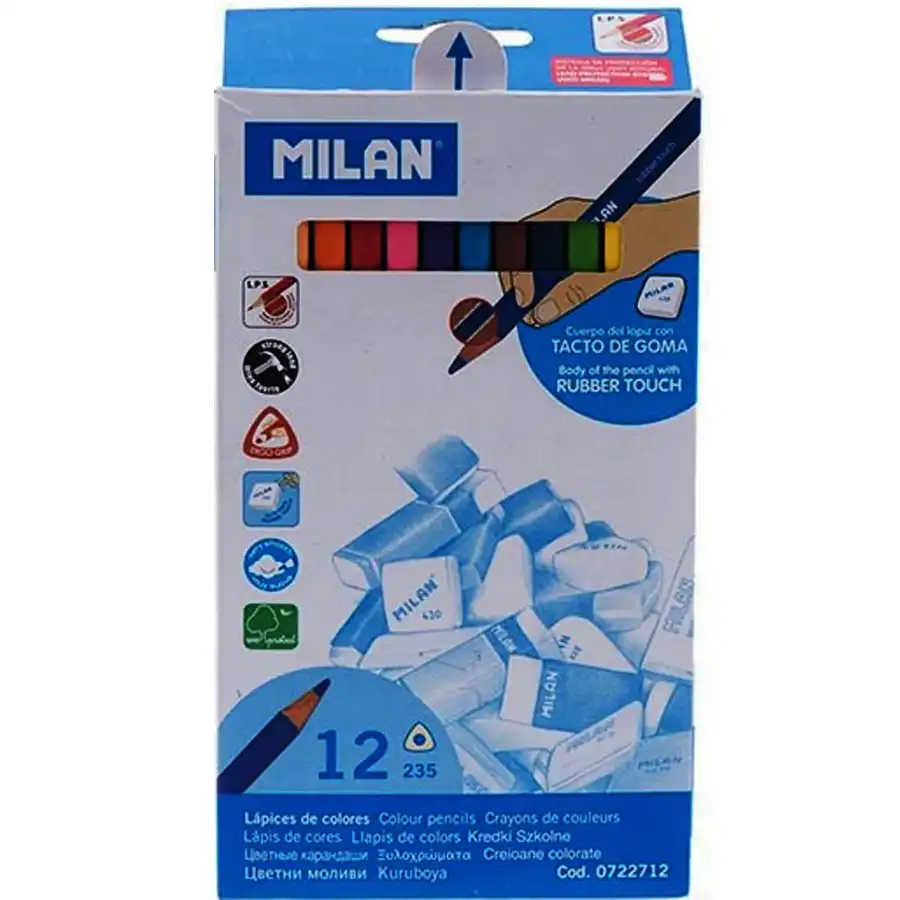 12 colors Milan model RUBBER TOUCH