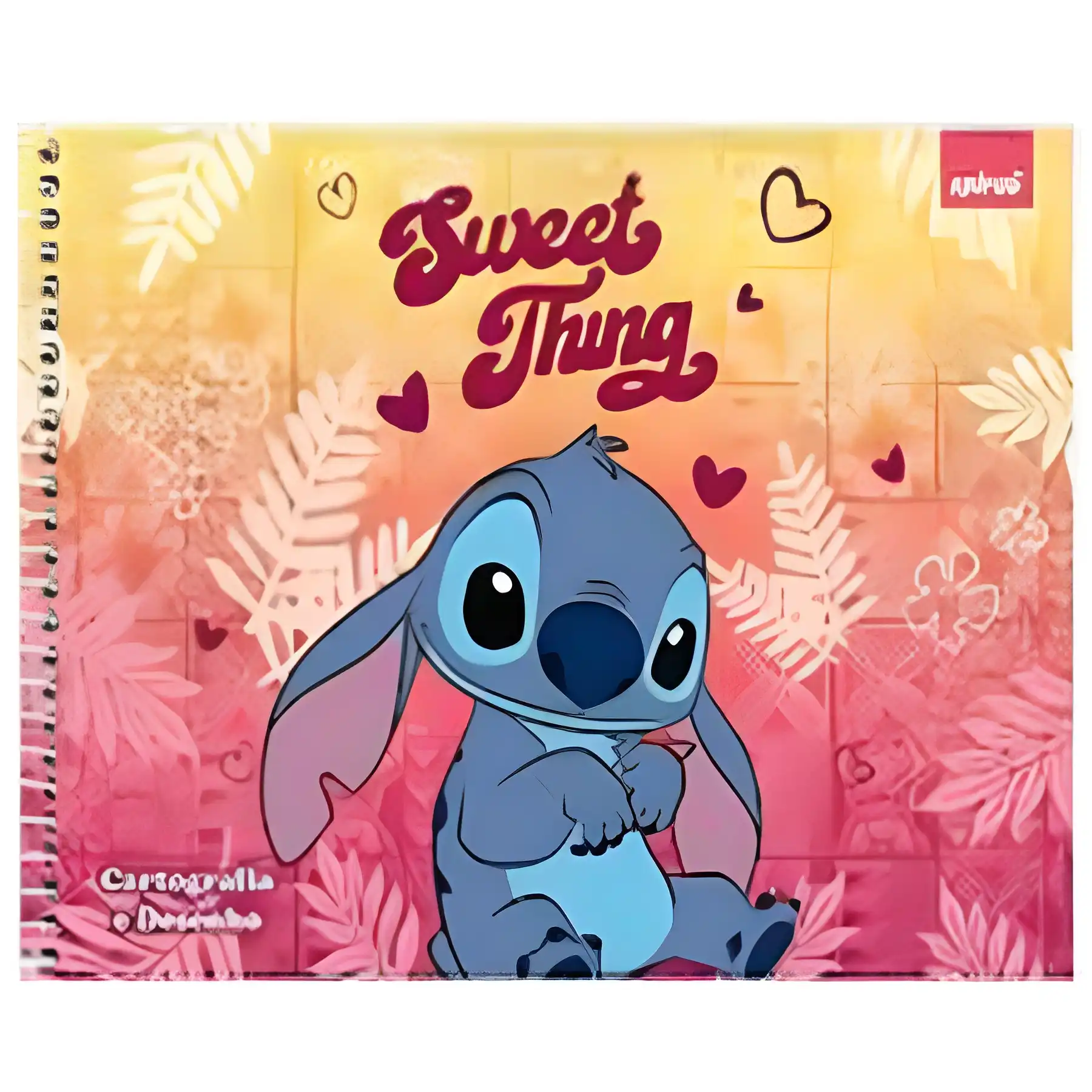 Longo 100-sheet wire drawing notebook