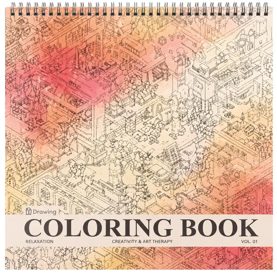 JUMBLE Series Palette Coloring Book