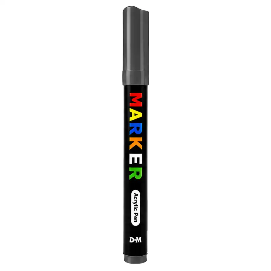 M&G acrylic marker, model 12376, gray color