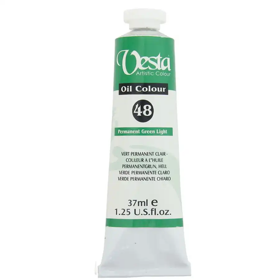 Vesta oil color Permanent Green Light