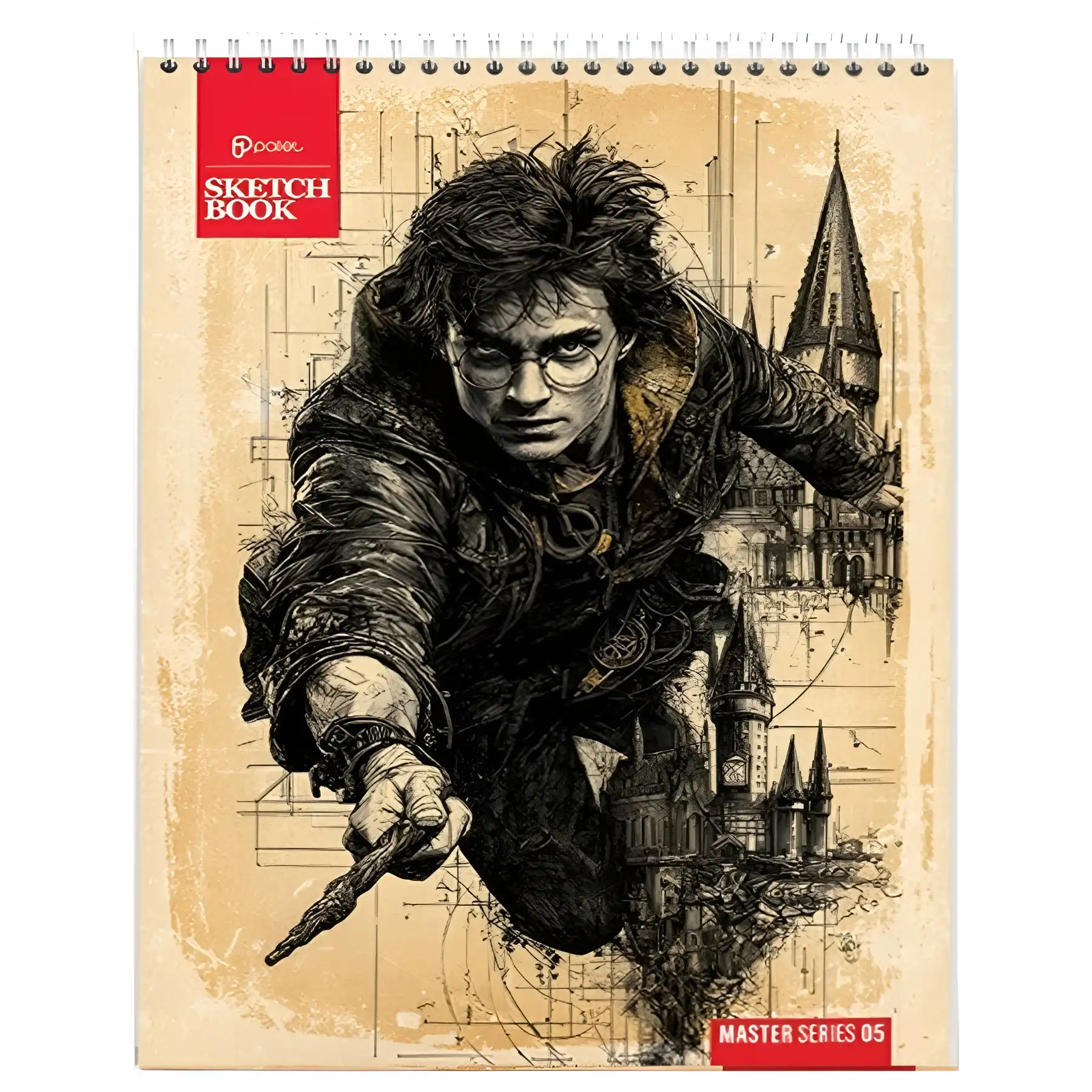 Harry Potter palette A4 drawing notebook