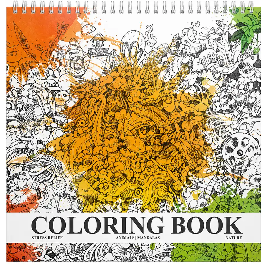 DOODLE Series Palette Coloring Book