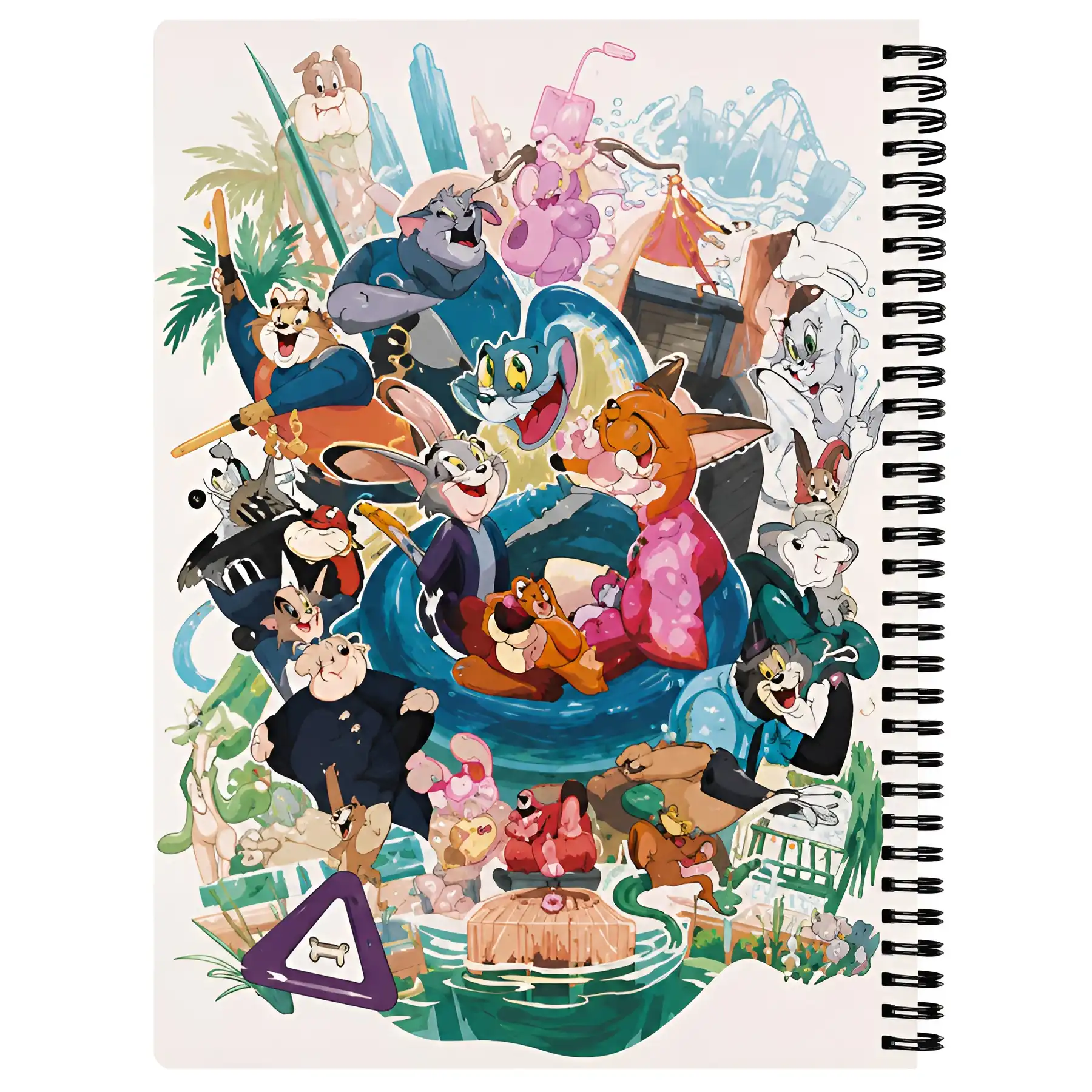 Hirmand 60-sheet wire drawing notebook, design number 3