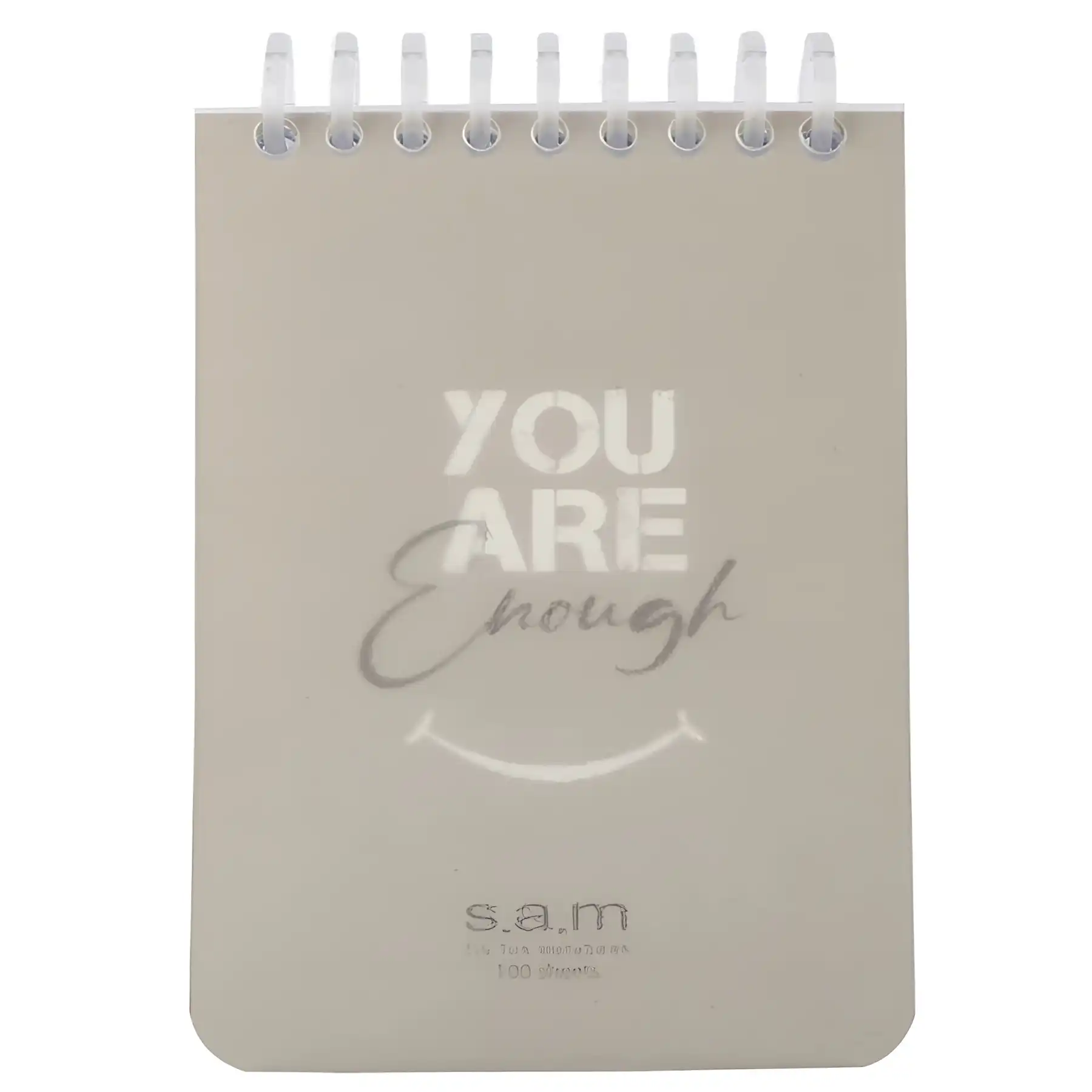 Sam's 100-sheet slide notebook