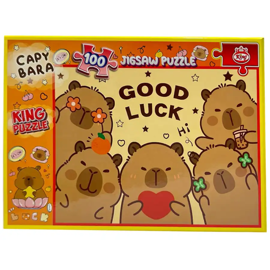 king-100-piece-childrens-puzzle-capybara-design