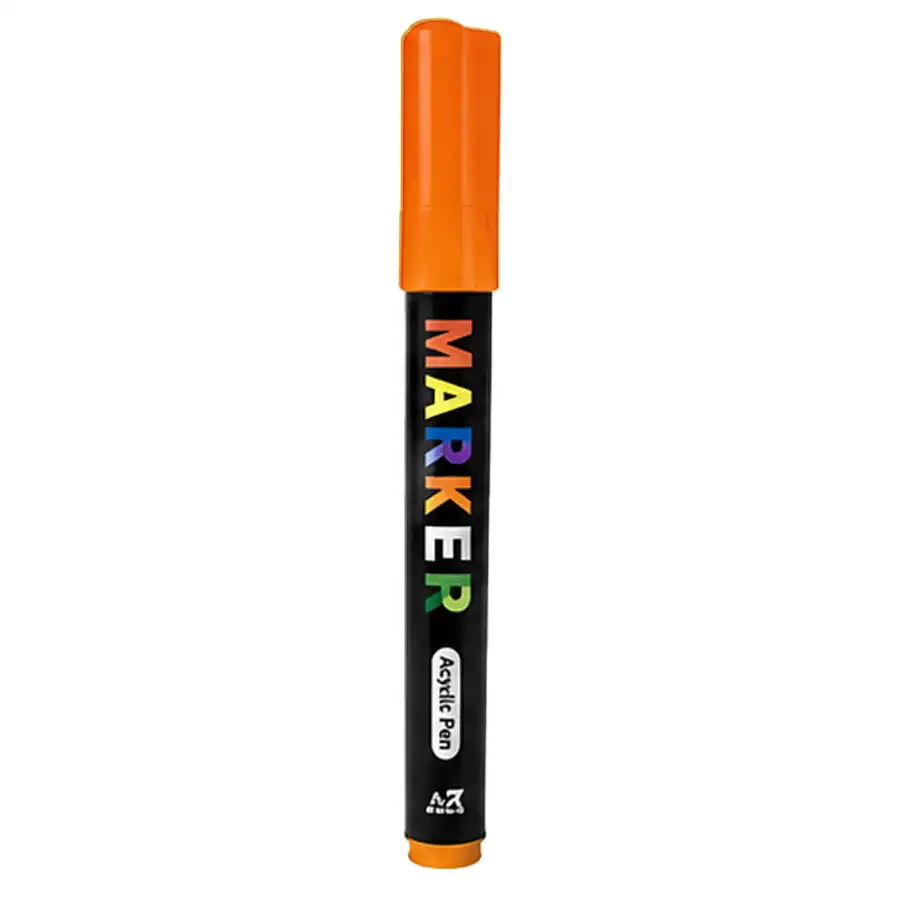 Acrylic marker M&G acrylic marker model 12376 orange color M&G model 12376 dark yellow color ...