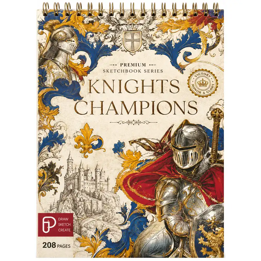 KNIGHTS CHAMPIONS Series Palette Coloring Book