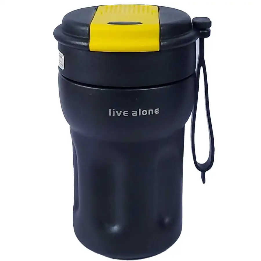 Live alone travel mug