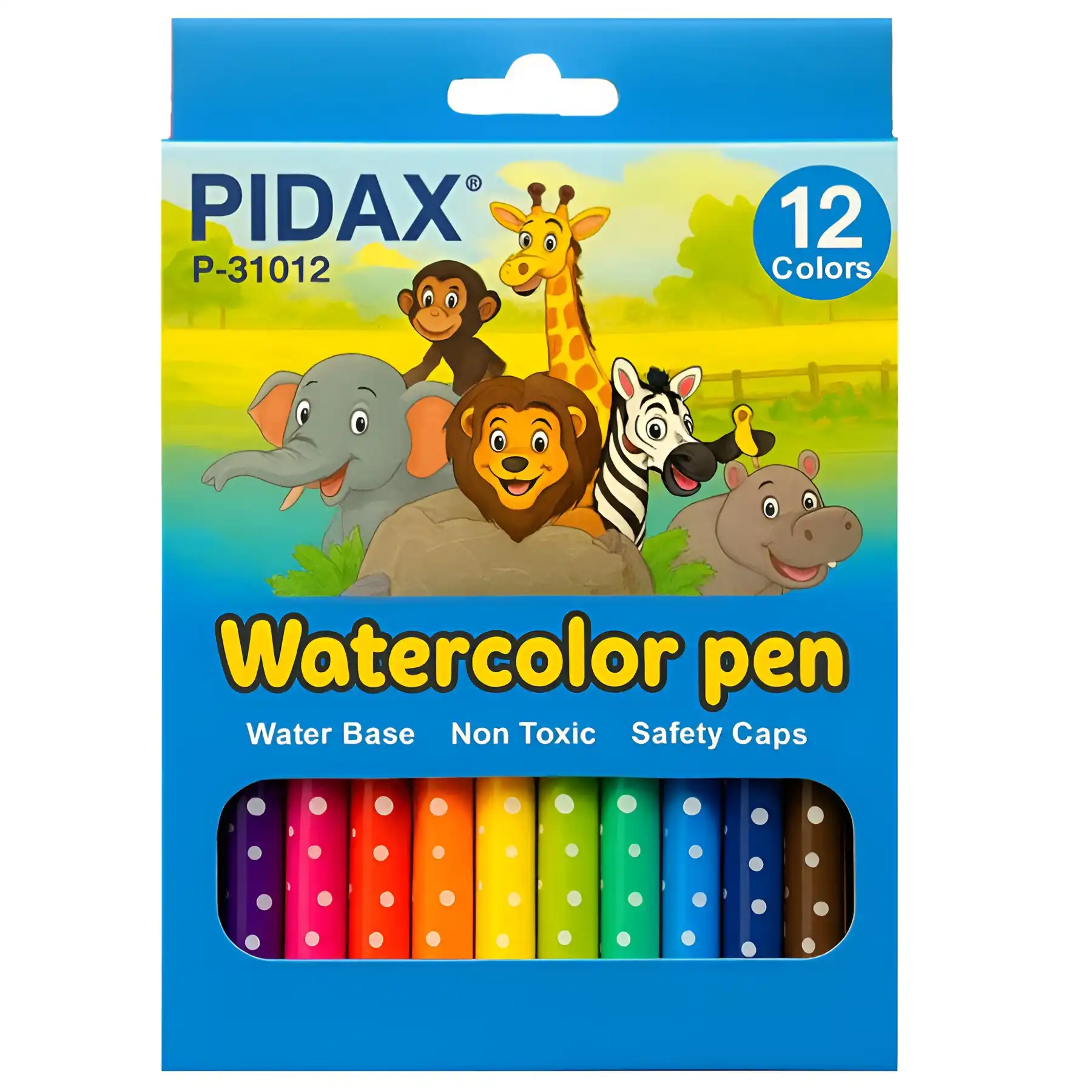 12-color coloring markers