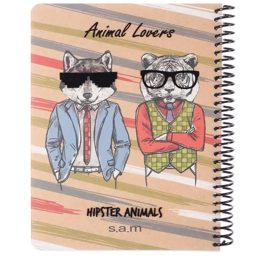 Sam's 100-sheet slide notebook