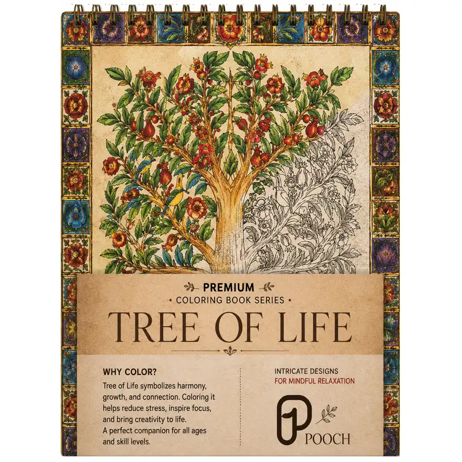 TREE OF LIFE series palette coloring book