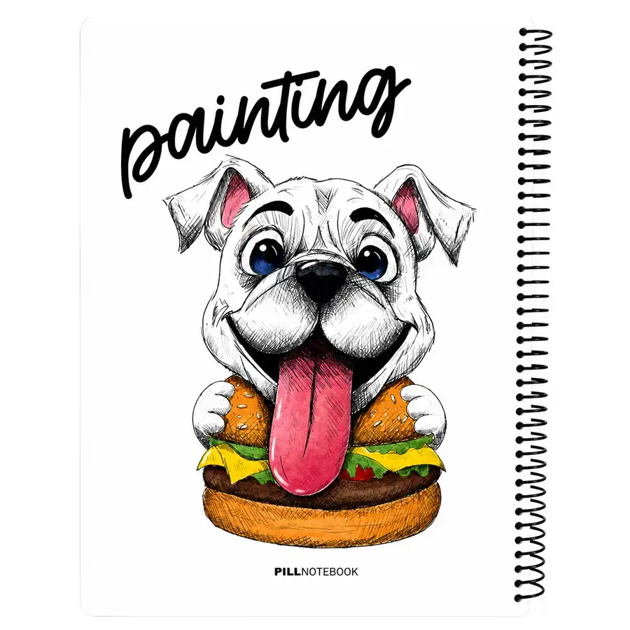 Drawing notebook, 80 sheets, design number 4