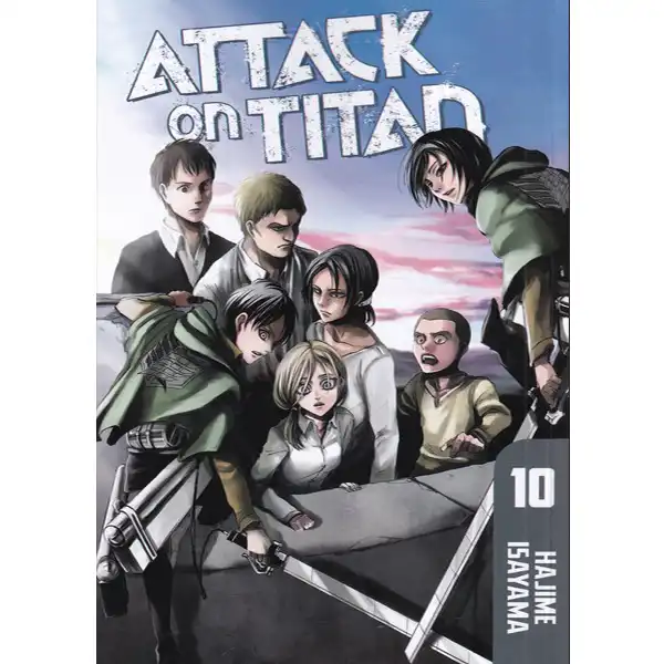 Attack On Titan 10 manga series book by Hajime Isayama