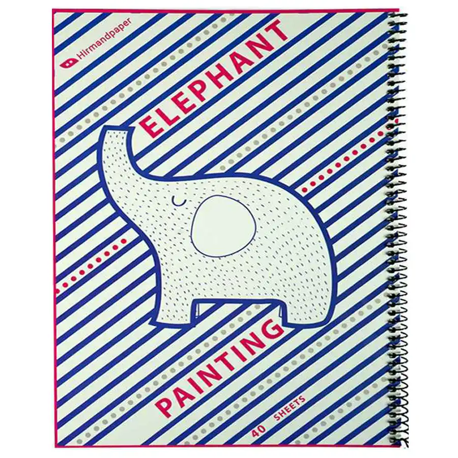 Hirmand 40-sheet wire drawing notebook