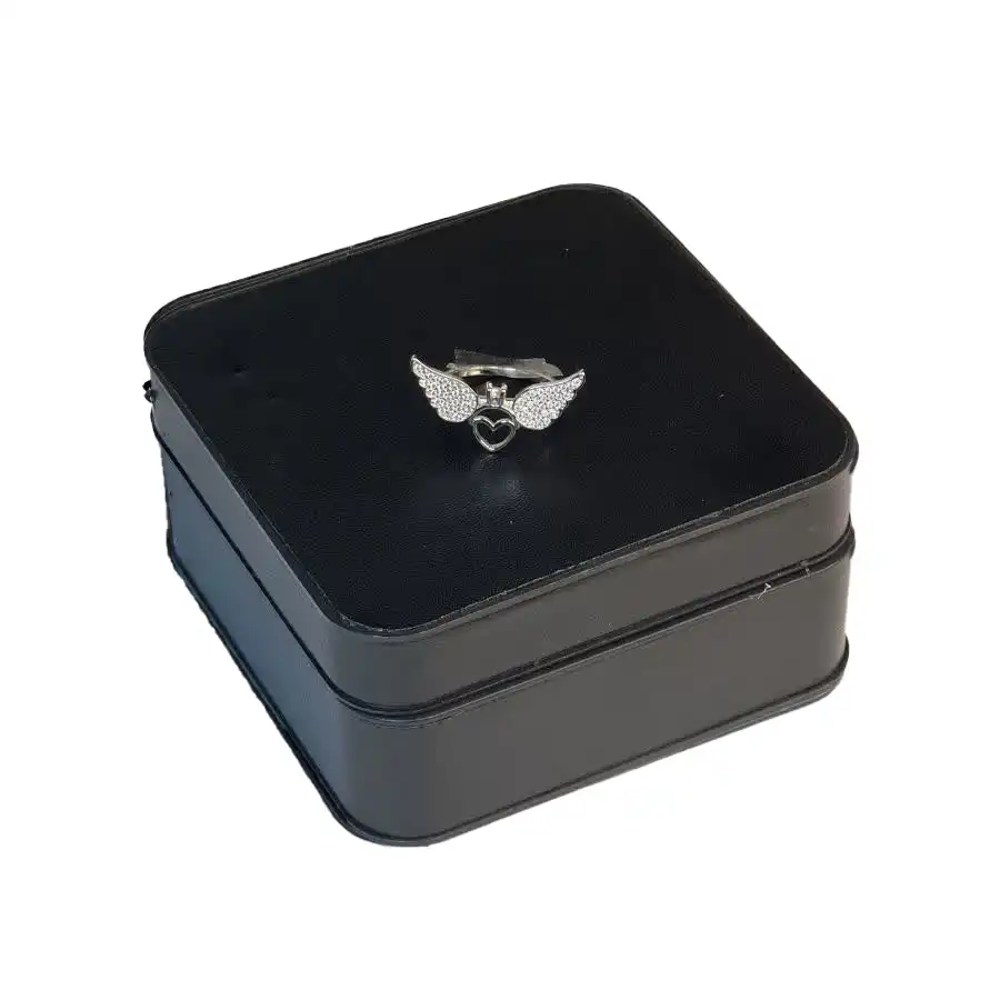 Angel wing model steel ring
