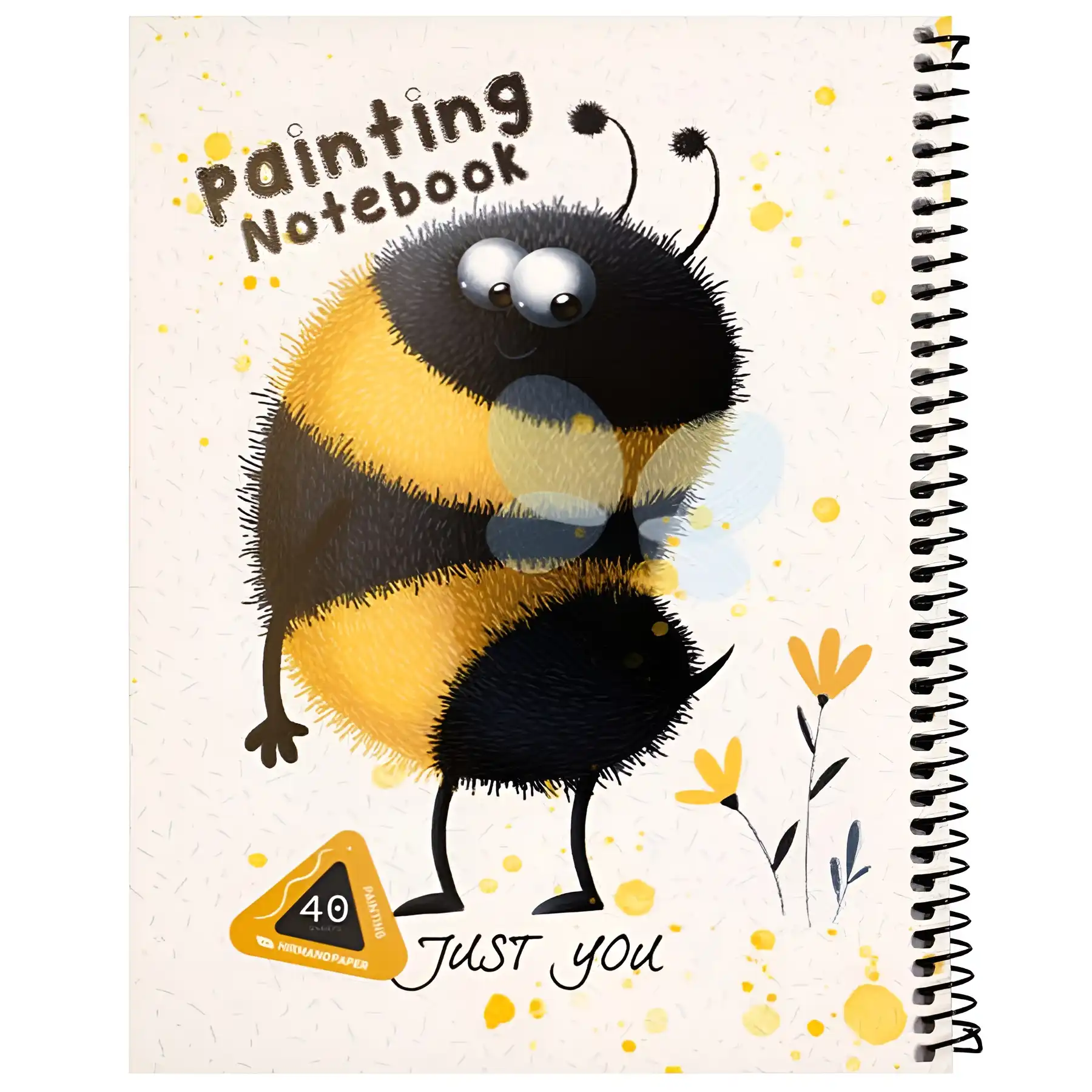 40-sheet wire drawing notebook