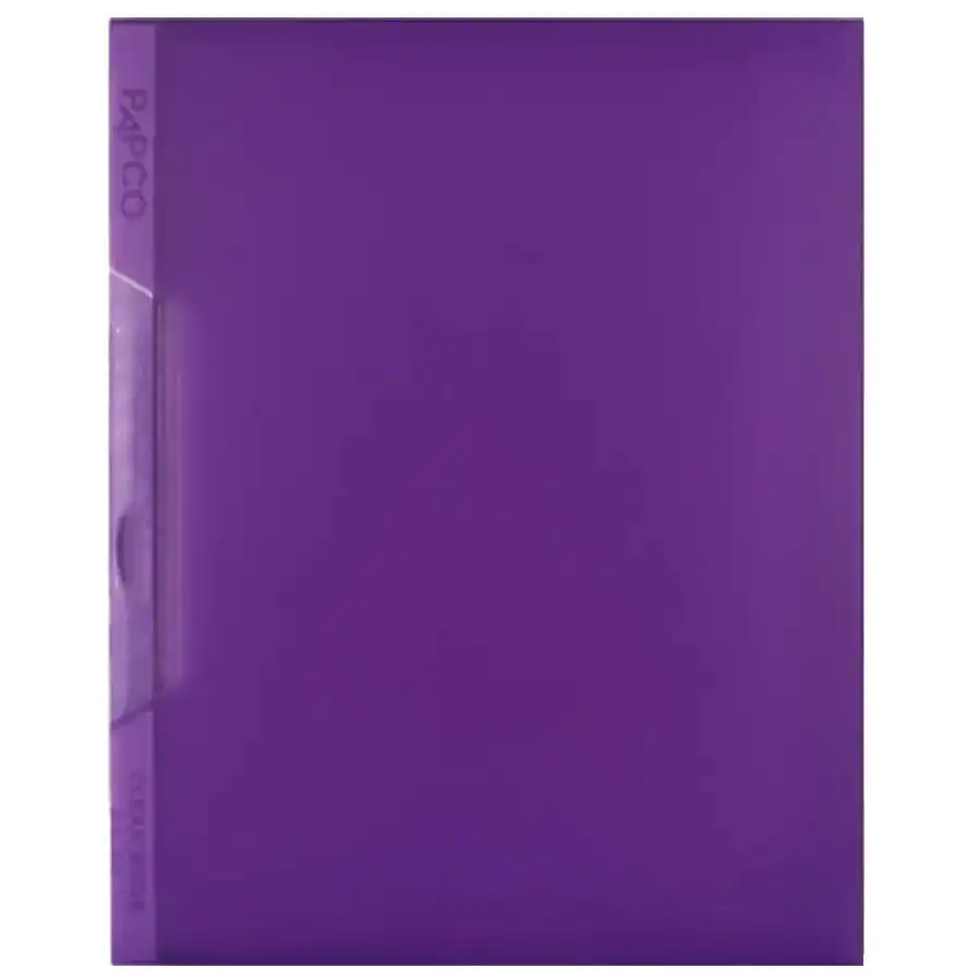 Clearbook 80 sheets Papco model A4-80M purple
