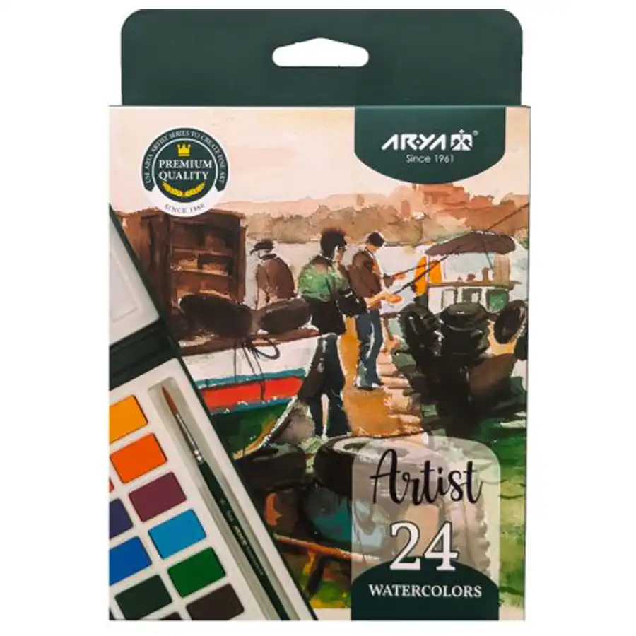 Artist Aria 24-color watercolor set