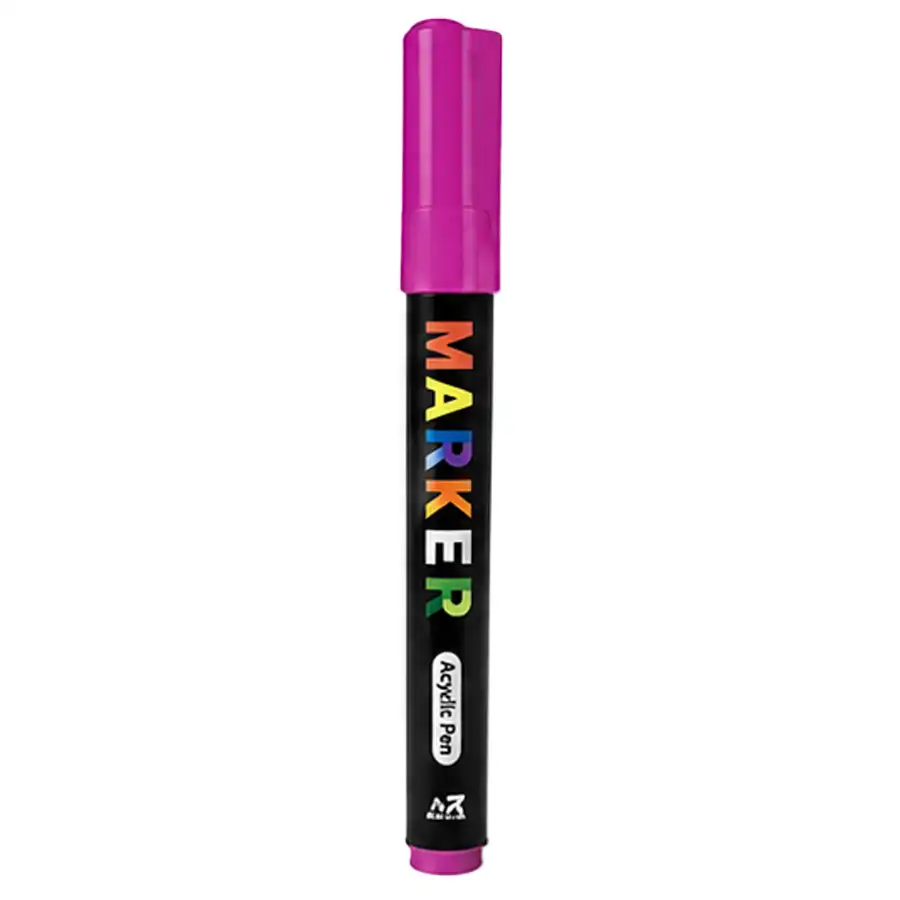 M&G acrylic marker, model 12376, magenta color