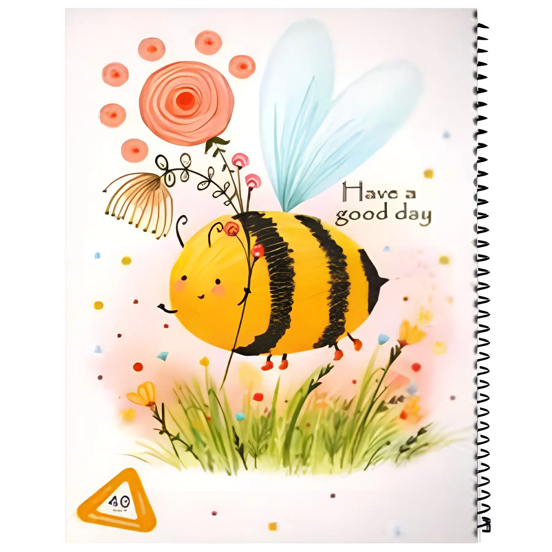 Hirmand 40-sheet wire drawing notebook