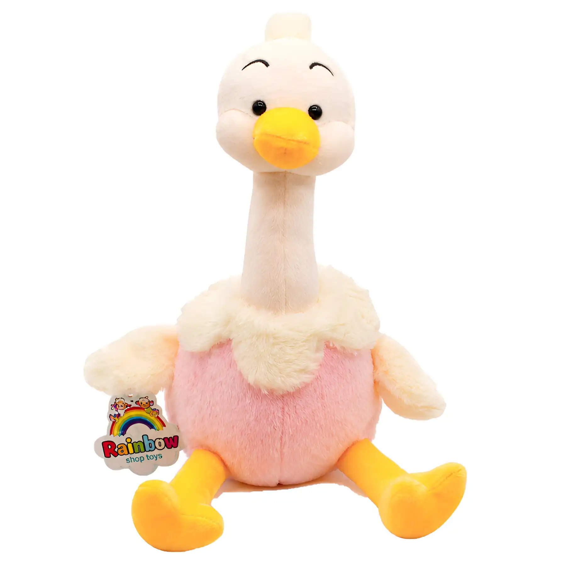 40 cm pink ostrich plush doll