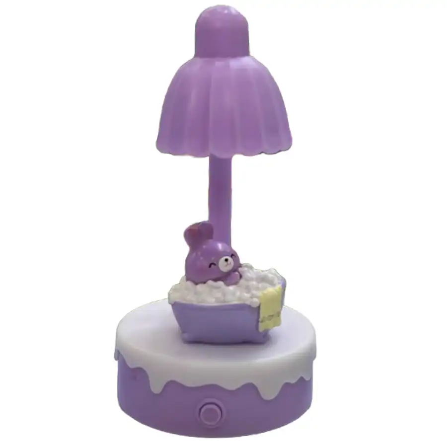 Purple rabbit model night light