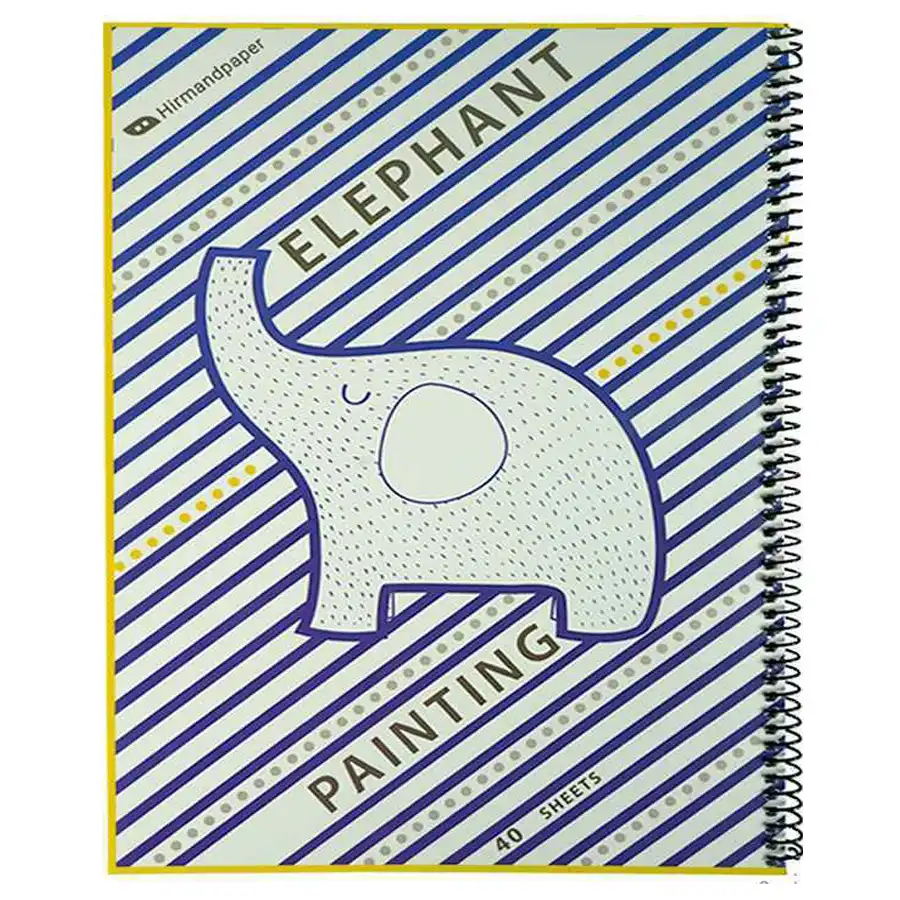 Hirmand 40-sheet wire drawing notebook