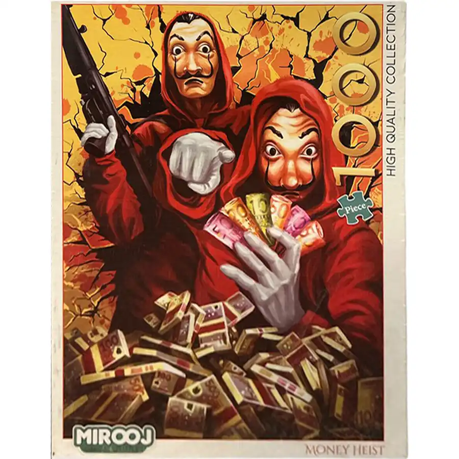 mirooj-1000-piece-puzzle-money-heist-design
