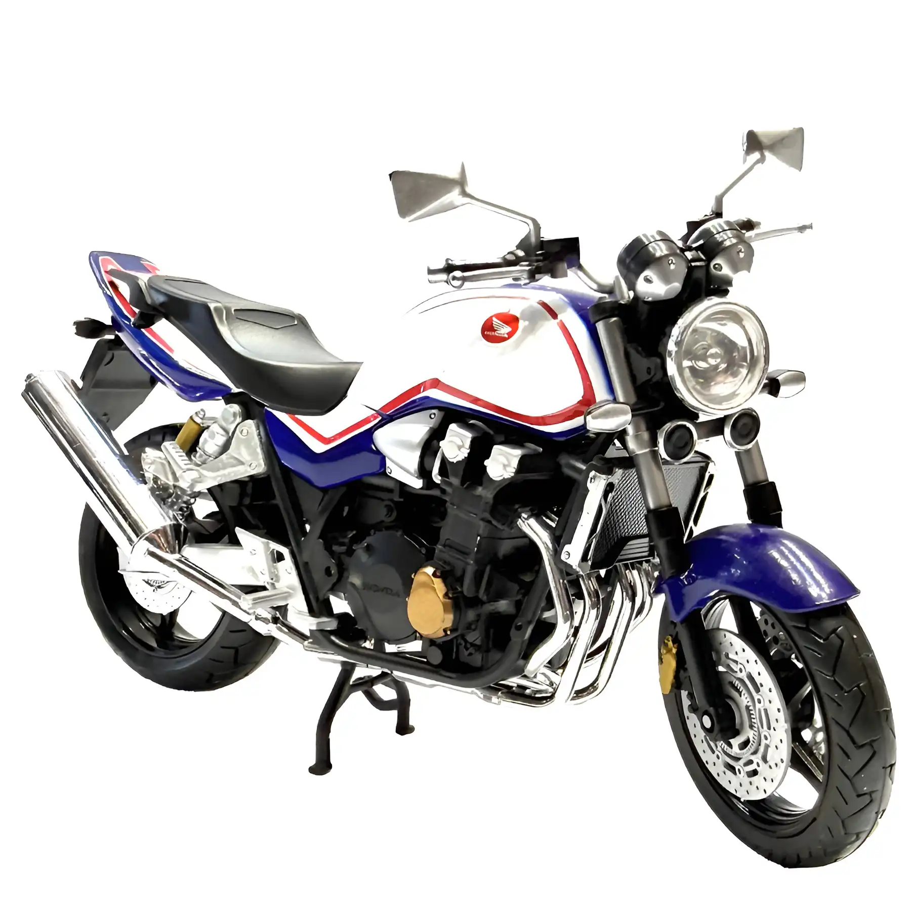 Honda motorcycle toy model cb1300 white blue