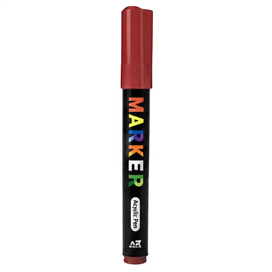 M&G Acrylic Marker, Model 12376, Brick Color