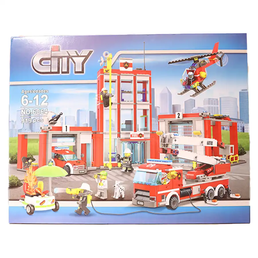 Lego 919 pieces 6064 Fire Station design