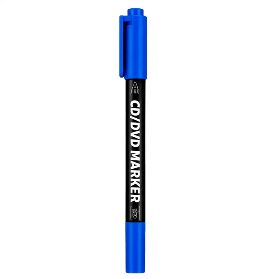 Zebra CD Marker, Single-Tip, Blue