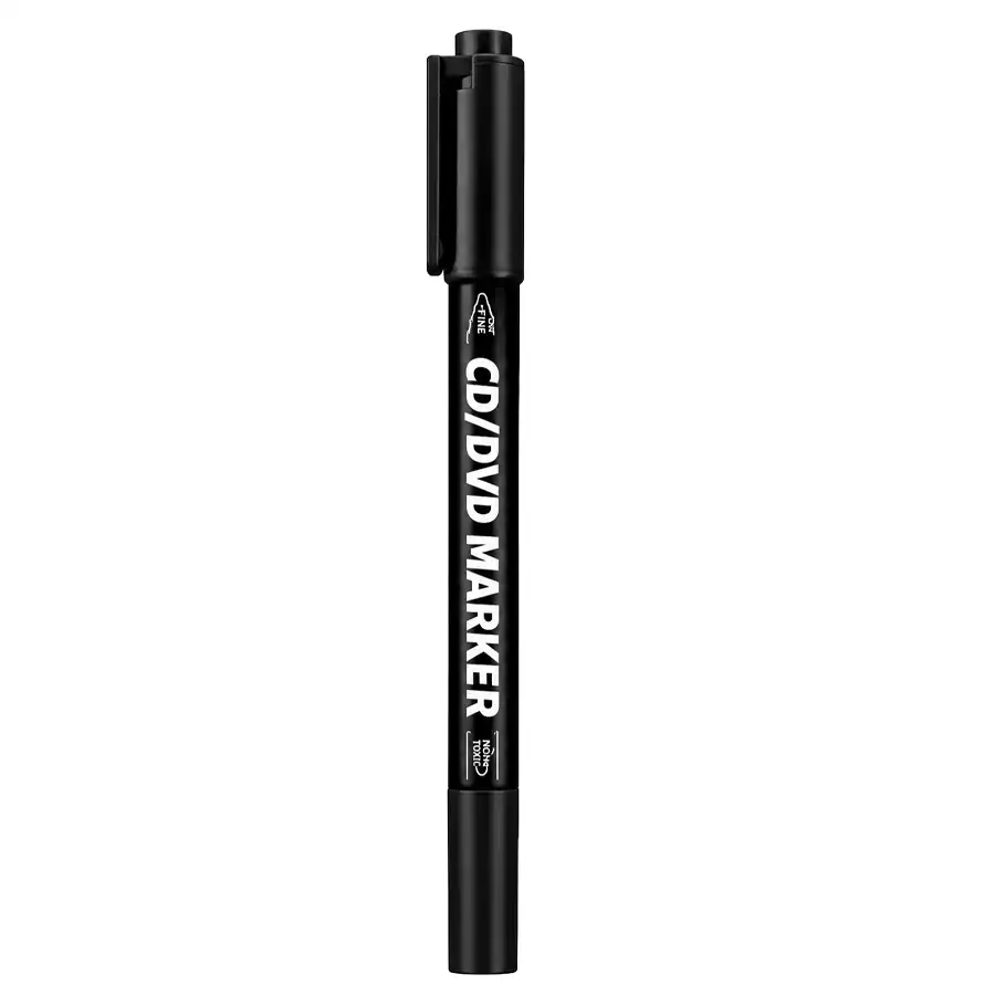 Zebra Single-Tip CD Marker – Black