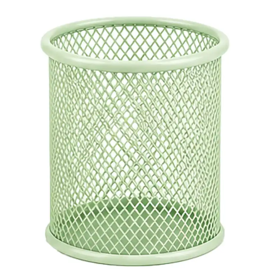 Corona lace pen holder, pastel green